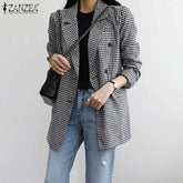 Blazer Long Chess - Sua Boutique