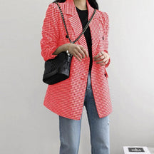 Blazer Long Chess - Sua Boutique