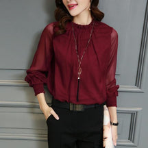 Camisa Chiffon Elegancy - Sua Boutique