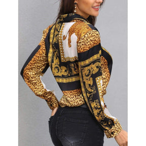 Camisa Animal Print você encontra na Sua Boutique por apenas  ! Com Frete Grátis para todo Brasil, podendo parcelar em até 10X Sem Juros! Alé,m disso ganhe 10% OFF no PIX! 