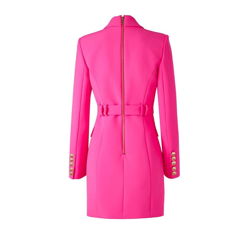 Vestido Blazer Pink você encontra na Sua Boutique por apenas  ! Com Frete Grátis para todo Brasil, podendo parcelar em até 10X Sem Juros! Alé,m disso ganhe 10% OFF no PIX! 