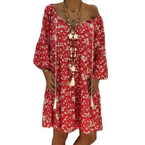 Vestido Boho Estampado - Sua Boutique Shop