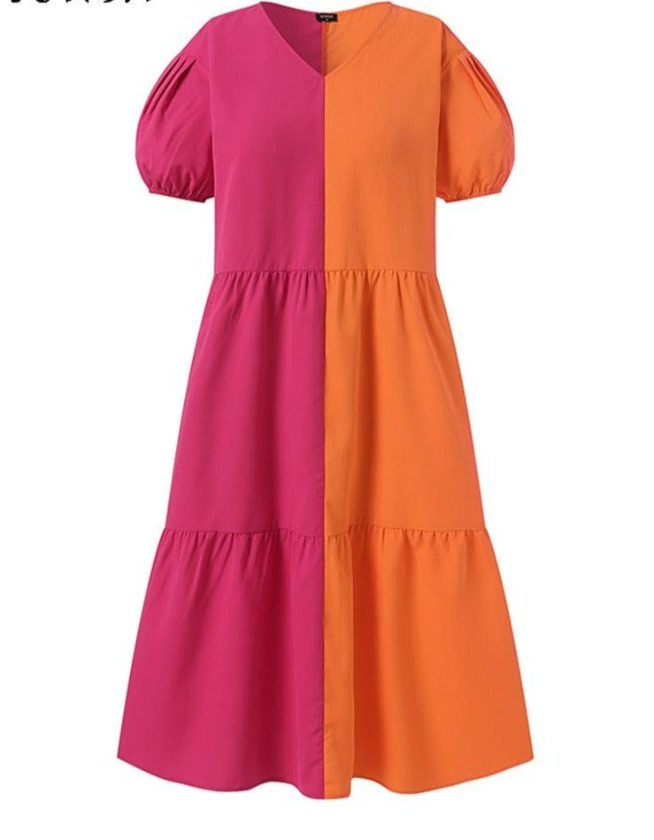 Vestido Duo Color você encontra na Sua Boutique por apenas  ! Com Frete Grátis para todo Brasil, podendo parcelar em até 10X Sem Juros! Alé,m disso ganhe 10% OFF no PIX! 