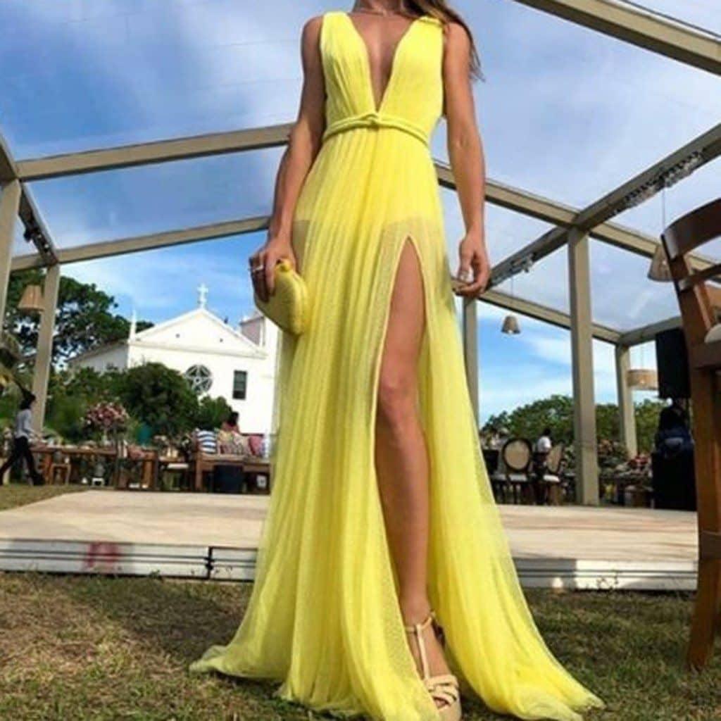 Vestido Longo Mariah Fenda Dupla você encontra na Sua Boutique por apenas  ! Com Frete Grátis para todo Brasil, podendo parcelar em até 10X Sem Juros! Alé,m disso ganhe 10% OFF no PIX! 