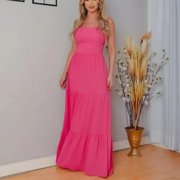 Vestido Longo Texas você encontra na Sua Boutique por apenas  ! Com Frete Grátis para todo Brasil, podendo parcelar em até 10X Sem Juros! Alé,m disso ganhe 10% OFF no PIX! 