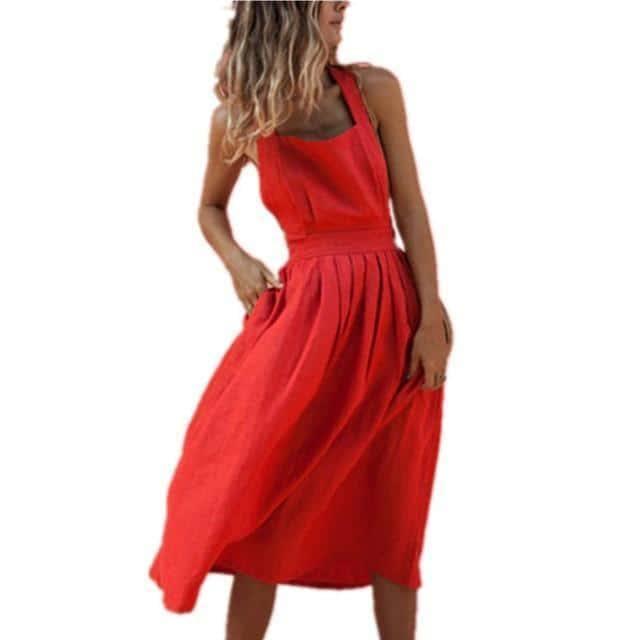 Vestido Midi Alça Detalhe em X você encontra na Sua Boutique por apenas  ! Com Frete Grátis para todo Brasil, podendo parcelar em até 10X Sem Juros! Alé,m disso ganhe 10% OFF no PIX! 