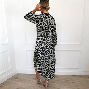 Vestido Midi Animal Print Heloisa - Sua Boutique Shop