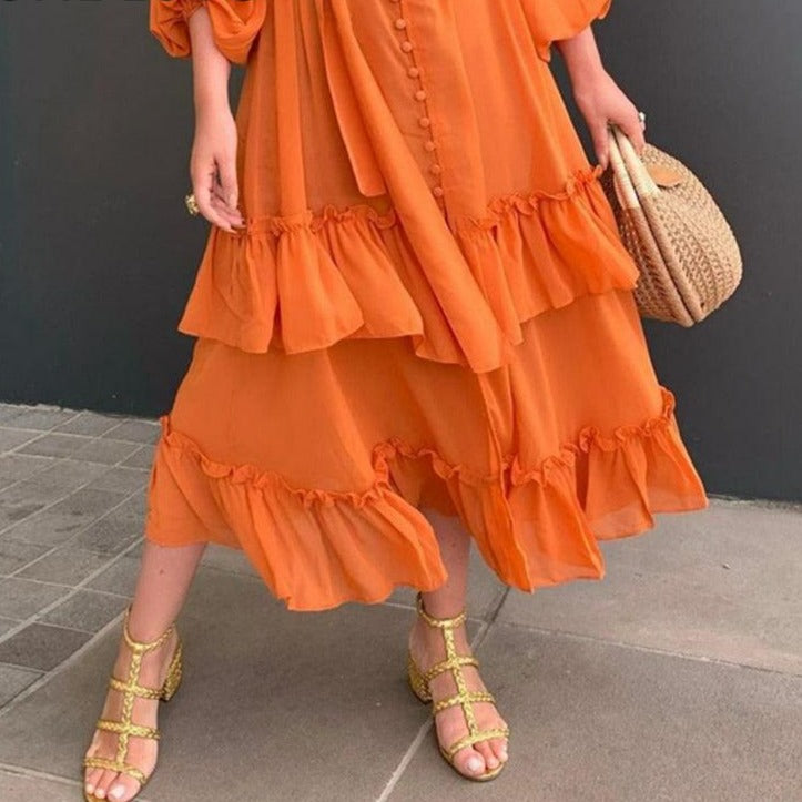 Vestido Orange Secret você encontra na Sua Boutique por apenas  ! Com Frete Grátis para todo Brasil, podendo parcelar em até 10X Sem Juros! Alé,m disso ganhe 10% OFF no PIX! 