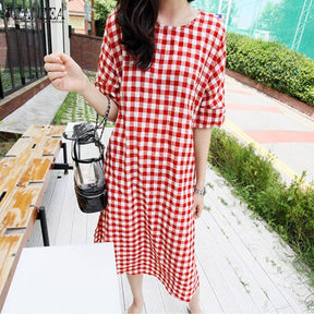 Vestido Plaid - Sua Boutique