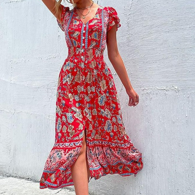 Vestido Vintage Luana você encontra na Sua Boutique por apenas  ! Com Frete Grátis para todo Brasil, podendo parcelar em até 10X Sem Juros! Alé,m disso ganhe 10% OFF no PIX! 